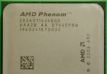 Phenom 9900: первые фото и данные о производительности инженерного образца