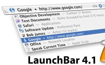 LaunchBar 4.1 – обновленная поисковая утилита