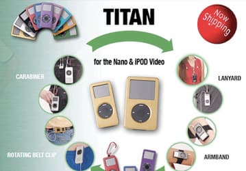 Titan — алюминиевый футляр для iPod nano