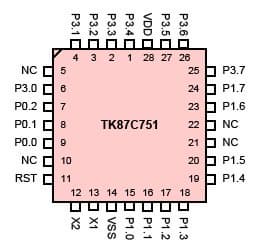 Специалисты Tekmos подготовили полную замену микроконтроллеру NXP S87C751