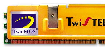 TwinMOS Launches TwiSTER DDR2-850 CL5 Overclocking DRAM Modules