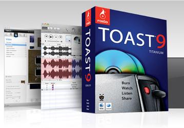 Roxio обновила Toast для Mac до версии 9.0.4 