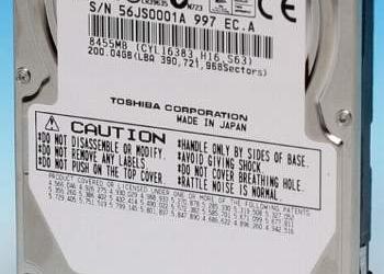 200 Гб в 2,5 дюймах - Toshiba MK2035GSS