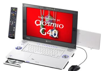 Toshiba Qosmio G40/97E — первый в мире ноутбук с приводом HD DVD-RW