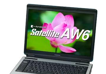 Toshiba анонсирует ноутбуки серии Satellite на Core 2 Duo: AW6 и CW2