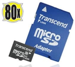 Transcend - анонс карт флэш-памяти 80X microSD
