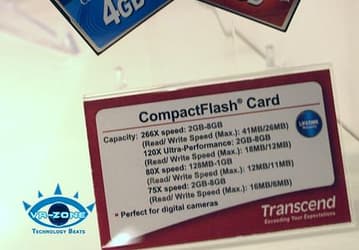 CeBIT 2007: карты флэш-памяти и 32-Гб твердотельный накопитель для ноутбуков "Transcend 32GB ExpressCard SSD"