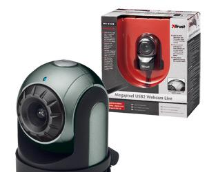 Trust: веб-камера Megapixel USB2 Webcam Live WB-5400