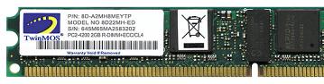 TwinMOS Announces DDR2-667 Very-Low-Profile Memory