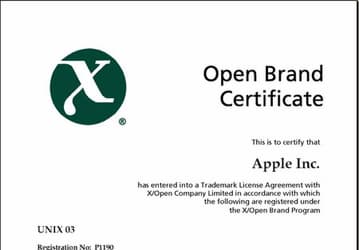 Mac OS X Leopard прошла UNIX-сертификацию