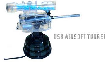 USB Airsoft Turret 1.0 - наконец-то, «настоящее оружие» с интерфейсом USB