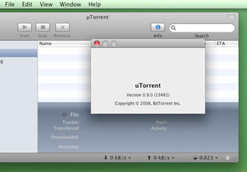 uTorrent приходит в Mac OS X 