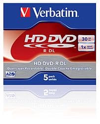 Verbatim: односторонние диски 30-Гб HD DVD DL скоро поступят в продажу в Европе