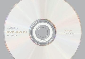 JVC VD-W85A — перезаписываемый 8,5-Гб оптический диск DVD-RW DL Ver.2.0 