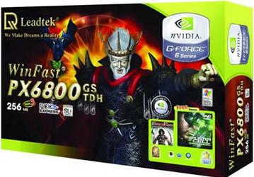 Leadtek выпускает две платы на базе NVIDIA GeForce 6800 GS