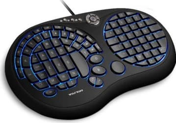«Гибридная» игровая клавиатура Warrior Xxtreme выдержана в совсем не классическом стиле