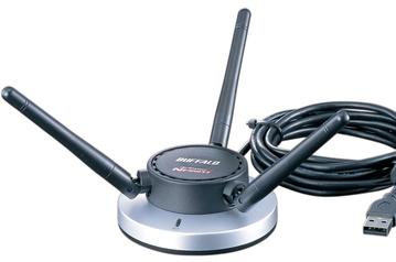 Сетевой адаптер Buffalo Wi-Fi IEEE802.11n, похожий на мину