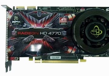 XFX 4770ST D5 512MB — фото и характеристики черного Radeon HD 4770 