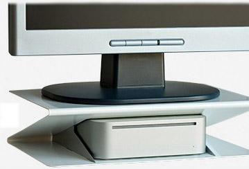 zStand: Подставка для монитора с местом под Mac Mini
