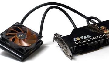 ZOTAC пополняет линейку ZONE Edition картой GeForce 9800 GTX+ с внешним водяным охлаждением