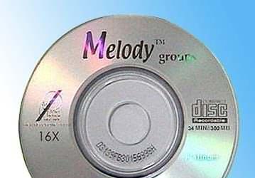 Новый 8 см CD-R диск емкостью 300 Мб!