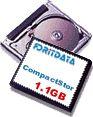 1,1 Гб и 1,6 Гб винчестеры CF Type II от RiTDATA