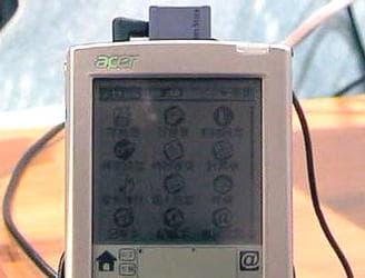 Palm OS PDA от Acer