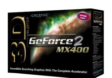 GeForce2 МХ400/200 карты 3D Blaster от Creative в продаже