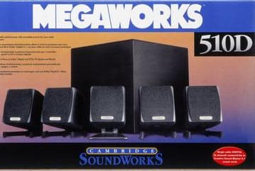 Cambridge Soundworks Megaworks 510D:  колонки в дополнение к Audigy