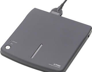 Портативный USB 2.0  CD-RW привод от TDK