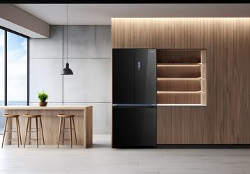 Midea представила новые многодверные холодильники в черном стекле