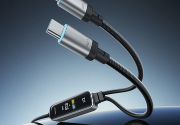 Представлен кабель с экраном и тремя разъёмами USB-C от Cuktech