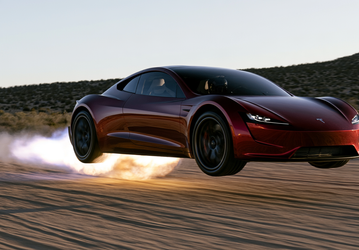 Он будет летать? Во время презентации нового Tesla Roadster над базой SpaceX закрыли воздушное пространство