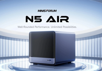 Ryzen 5 7640HS, пять дисков и 10-гигабитная сеть. NAS-сервер Minisforum N5 Air вышел на мировой рынок