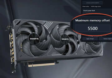 Память GeForce RTX 5070 Ti разогнали до эффективной частоты почти в 40 ГГц