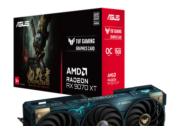 Видеокарта для любителей Onimusha или любителей синего. Asus выпустила RX 9070 XT Onimusha Edition