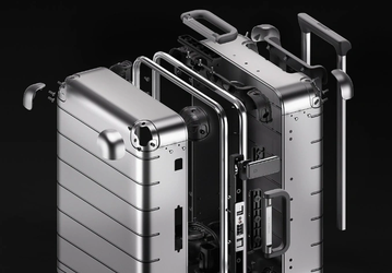 Xiaomi выпустила металлический чемодан Mijia с бесшумными колёсами и кодовым замком