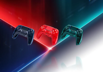 Sony представила прозрачные геймпады DualSense и панели для PS5, вдохновлённые трендом 90ых