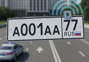 В МВД уже начали «прорабатывать» внедрение электронных чипов в государственные номера автомобилей