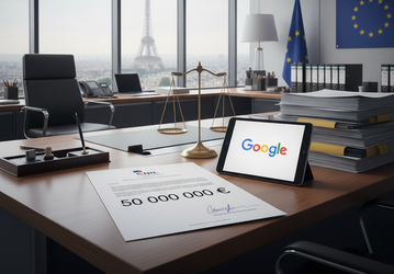 Google оштрафовали на 50 миллионов евро