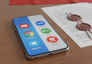 «ВКонтакте» вместо YouTube и ICQ вместо Telegram. В России представили список альтернатив иностранным приложениям для смартфонов