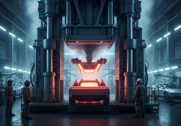Tesla будет создавать пикапы Cybertruck с использованием самой мощной машины для литья алюминия под давлением 