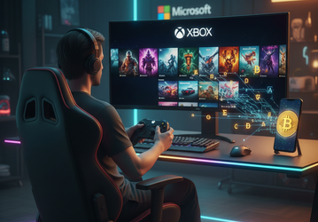 Microsoft изучает возможность оплаты игр для Xbox биткойнами