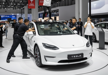 Недовольные владельцы Tesla устроили акцию протеста на Шанхайской международной выставке