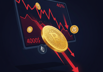 Bitcoin обрушился ниже 40 тыс. долларов: впервые с 2018 доля биткойна на рынке криптовалют опустилась до 40%