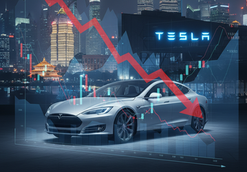 Состояние Илона Маска и акции Tesla упали из-за резкого падения популярности электромобилей компании в Китае