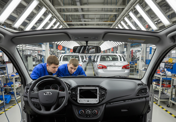 Мировой дефицит микроэлектроники сказался и здесь: «АвтоВАЗ» начал выпускать автомобили без магнитолы и мультируля