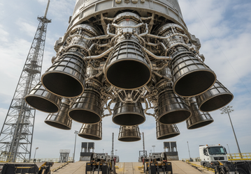 Илон Маск показал 29 двигателей SpaceX Raptor на огромной ракете Super Heavy перед её первым орбитальным запуском