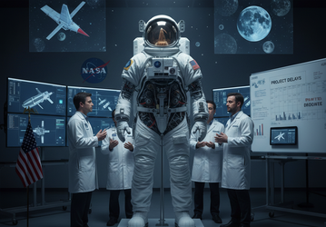 Возвращение США на Луну в 2024 году невозможно. Аудит программы Artemis показал большие задержки с разработкой новых скафандров    