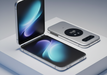 Два экрана AMOLED, Snapdragon 765G, камеры разрешением 44 и 48 Мп. TCL рассекретила свой смартфон-раскладушку, который никто не сможет купить